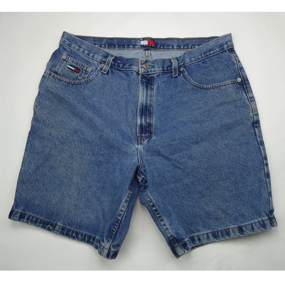 vintage 90s Tommy Hilfiger denim shorts, size: 38
